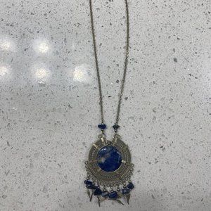 Handmade Blue Pendant Necklace